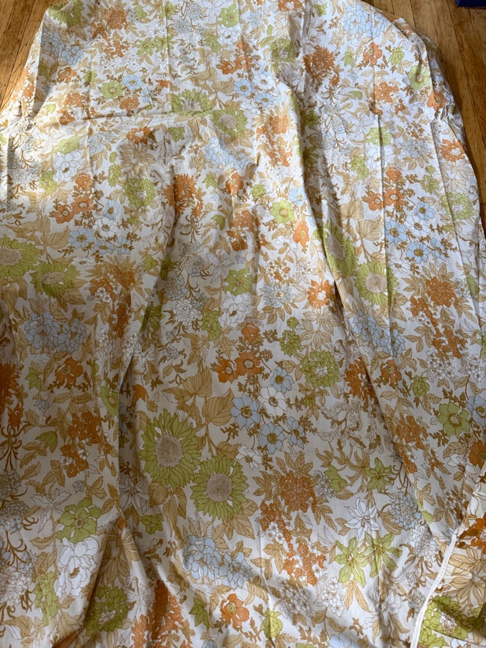 Vintage Fitted Twin Floral Sheet - Picture 4 of 5